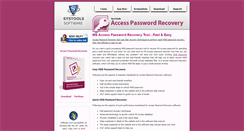 Desktop Screenshot of ms.accesspasswordrecoverytool.com