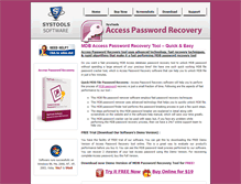 Tablet Screenshot of mdb.accesspasswordrecoverytool.com